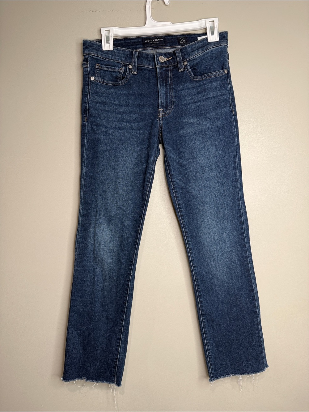 Lucky Brand Dark Blue Straight-Leg Jeans 2/26 R